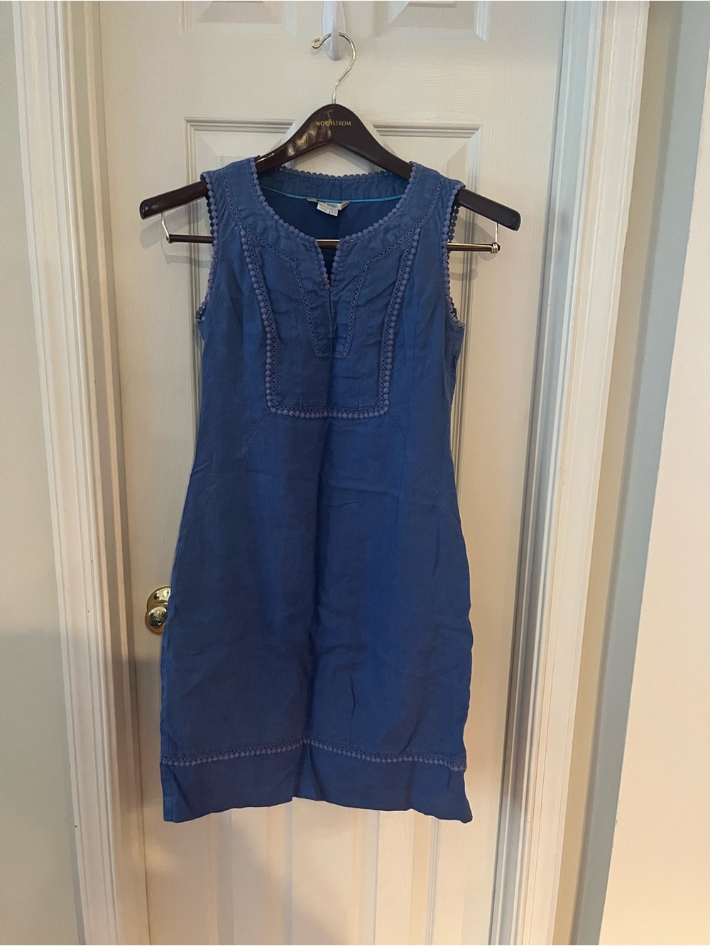 Boden Blue Sleeveless Mini Dress